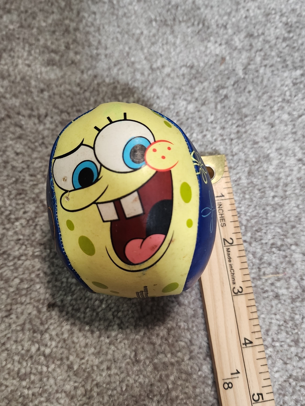 SpongeBob SquarePants Kids Plush Ball - Yellow/Blue